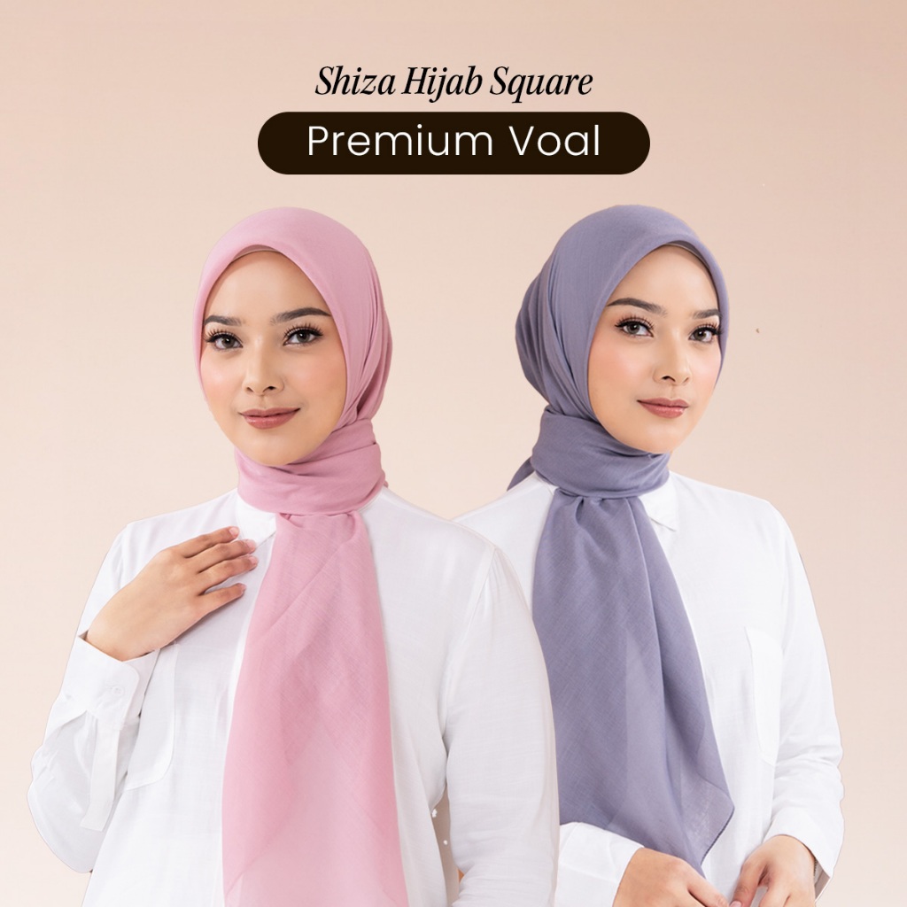 ZM Zaskia Mecca - Shiza Voal Hijab - Kerudung Segi Empat Wangi