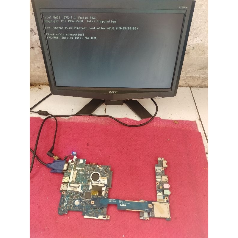mainboard motherboard Acer aspire one 532H D260 second normal sudah di tes