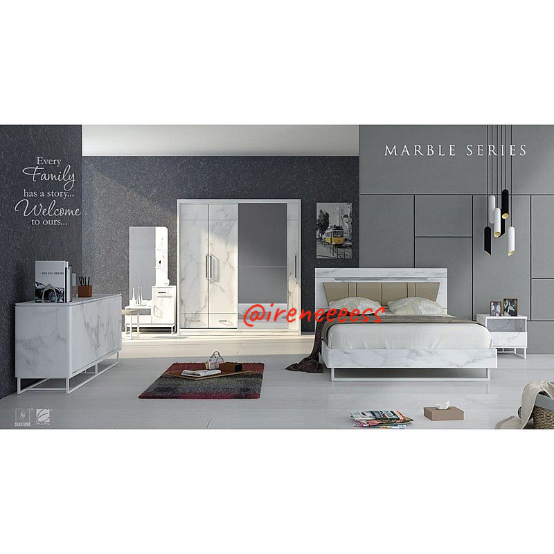KAMAR SET - DIVAN SANDARAN / LEMARI PAKAIAN / MEJA RIAS / NAKAS / DRAWER / LEMARI PENYIMPANAN SIANTA