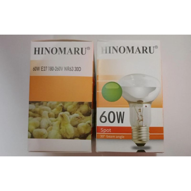 Lampu pemanas ayam HINOMARU 60W