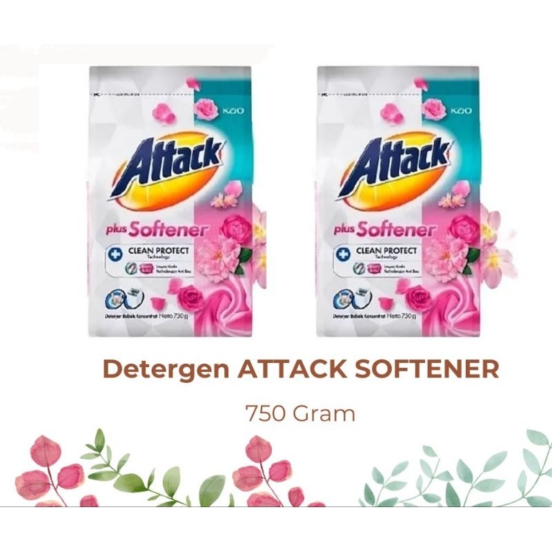 Detergen Bubuk Attack Plus Softener