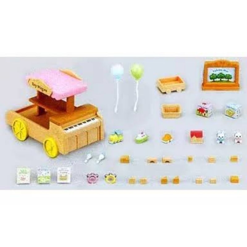 preloved: Sylvanian Families Toy Wagon (rare)