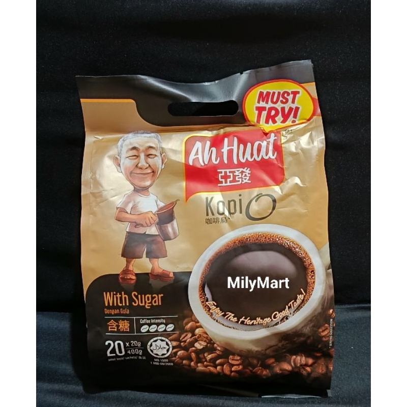 

AhHuat kopi 0 with sugar isi 20ss ORI malaysia