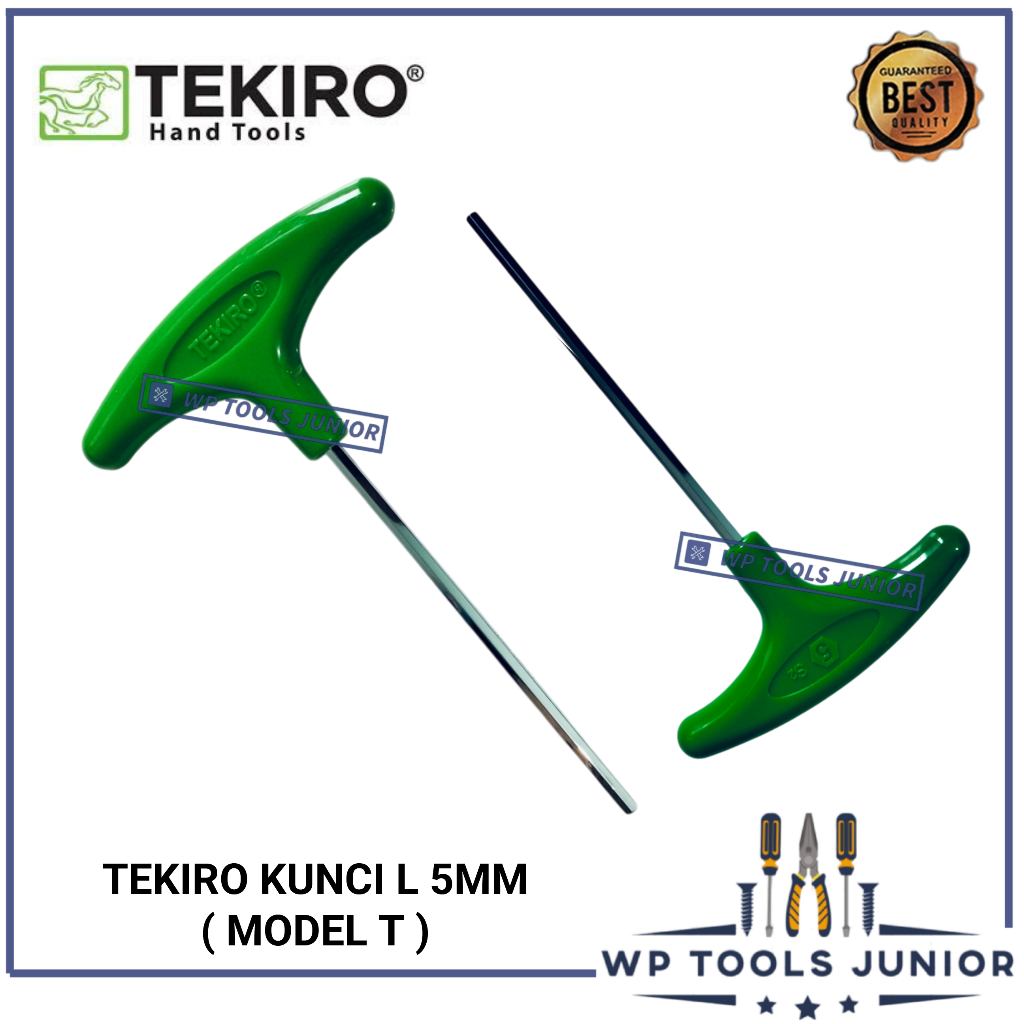 TEKIRO Kunci L Model T 5mm - Kunci L Panjang - T Handle Shape Hex Kunci L 5 Mm S2