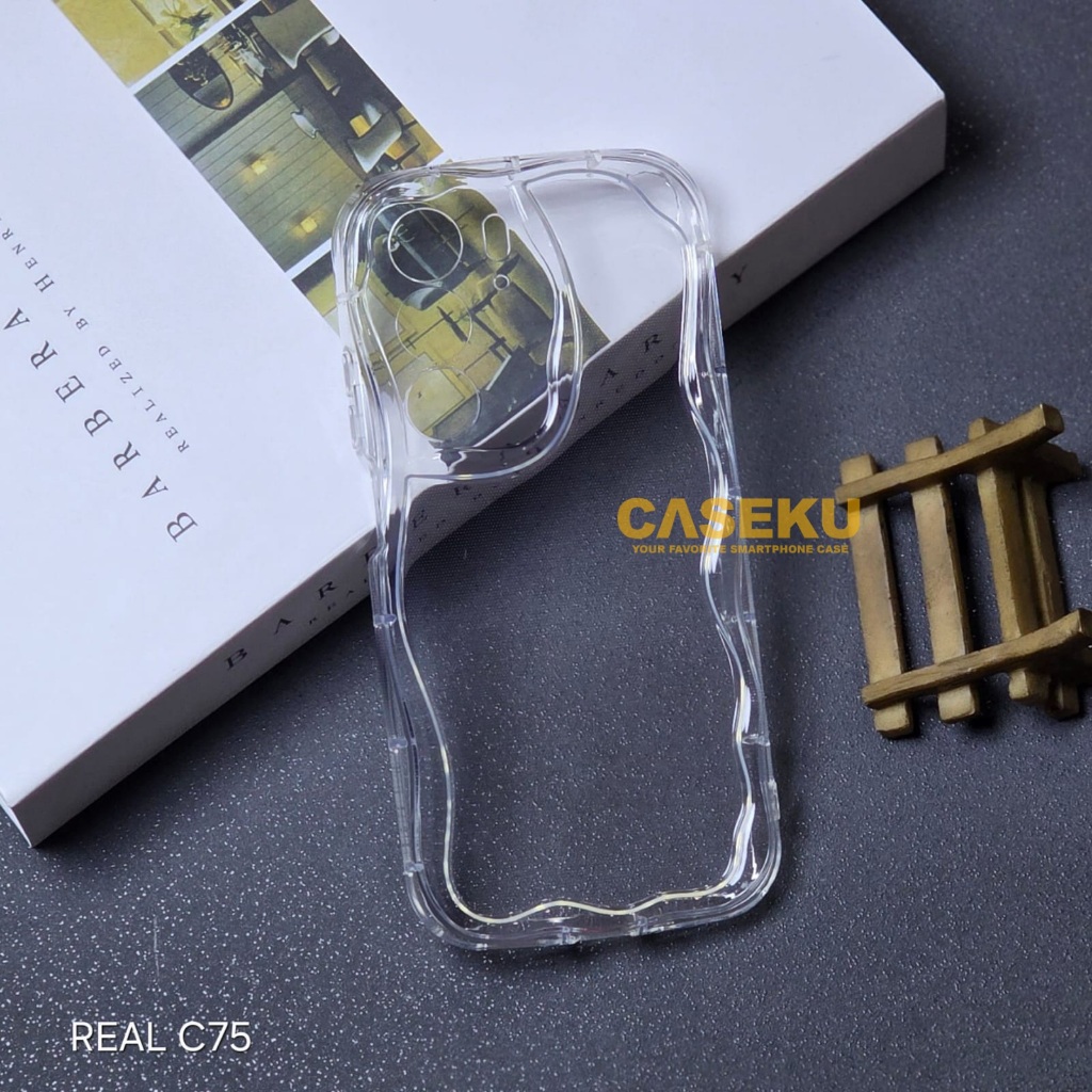 Realme C75 Realme C75X Softcase Bening Gelombang Clear Realme C75 Realme C75X