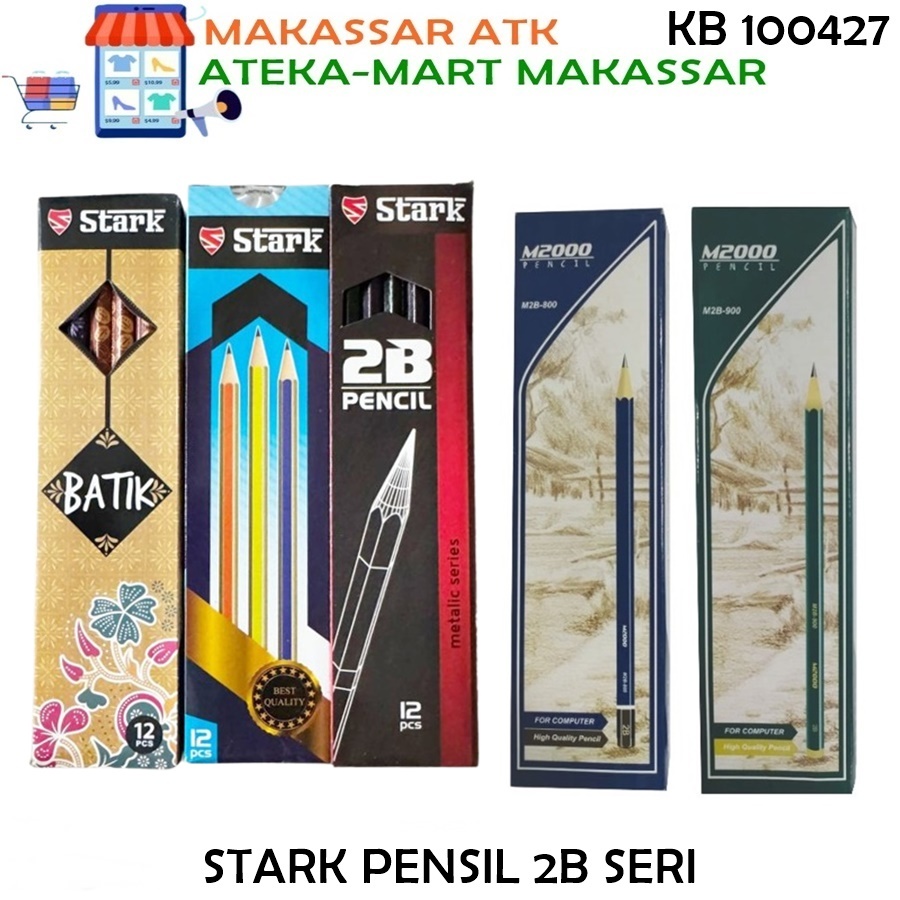 

[BOX/12PCS] M2000 PENSIL 2B M2B-800 M2B-900 STARK PENSIL