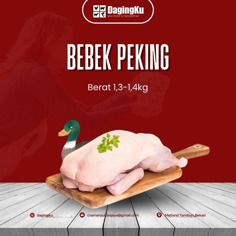 

Bebek Paking/Baby Duck 1,3/1,4 kg per 1 ekor