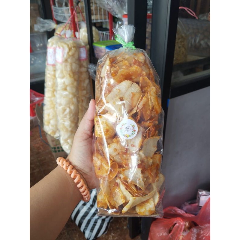 

Kripik Singkong Pedas Manis 250gr