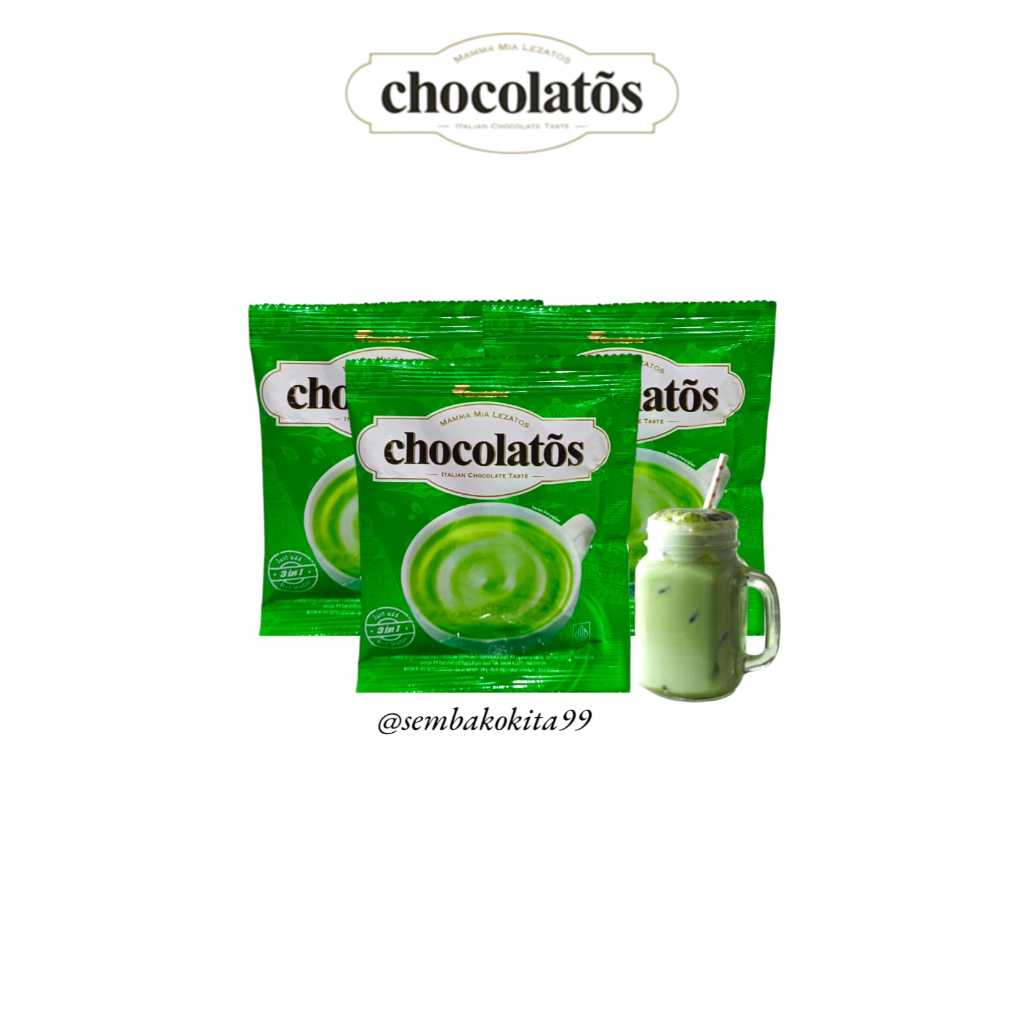 

Chocolatos Drink Matcha & Coklat || 27g 1 Renteng 10 Pcs