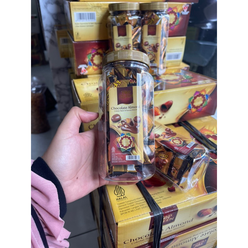 

TOP QUEEN COKLAT ALMOND PERBOTOL || COKLAT ALMOND ECER