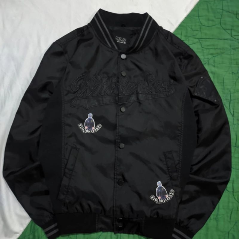 varsity mlb whitesox full black rare