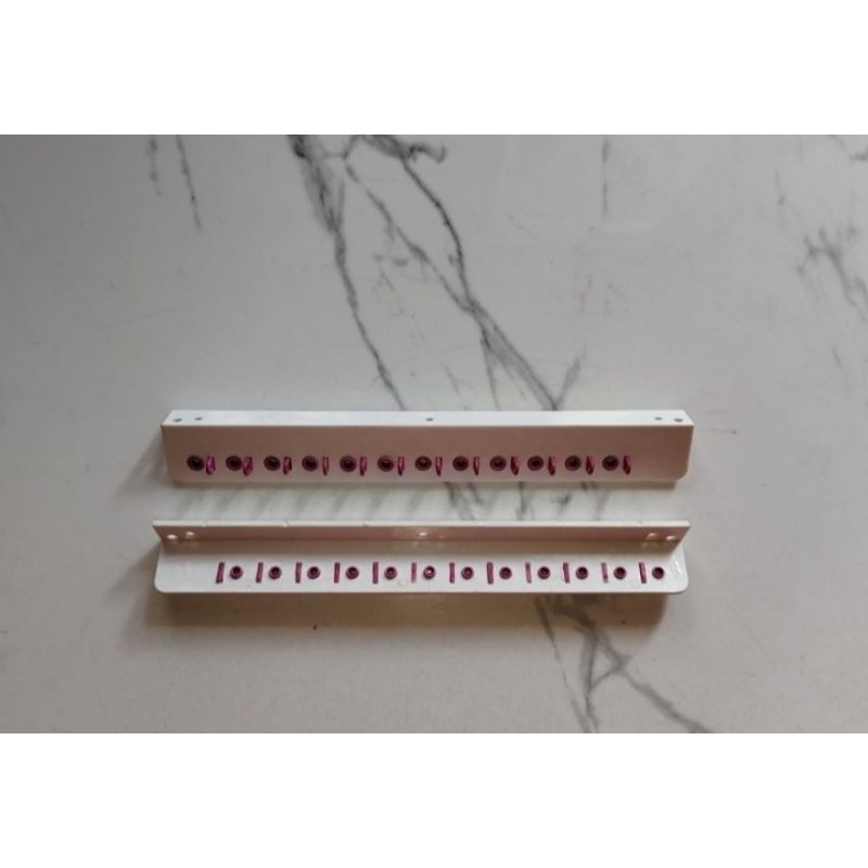 Jalur benang tengah plastik 12 jarum, untuk mesin Bordir komputer