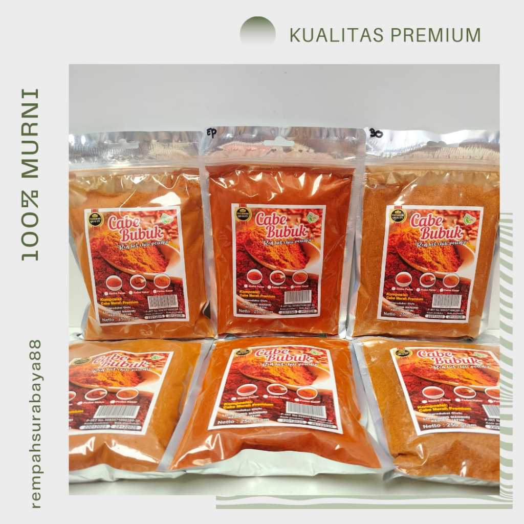 

CABE BUBUK EKSTRA PEDAS -1kg BUBUK CABE PEDAS HOT