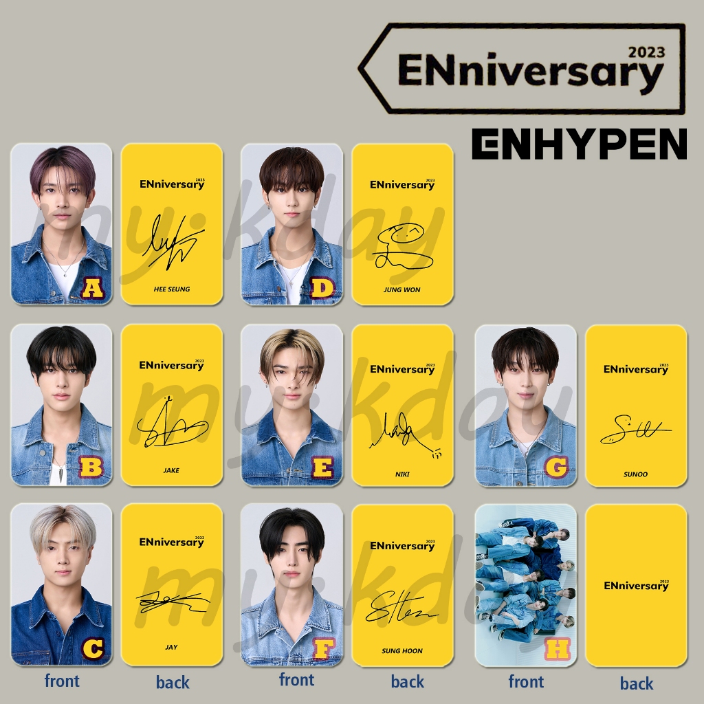 PC-1496, Unofficial Photocard ENHYPEN 2023 ENniversary 2 sisi