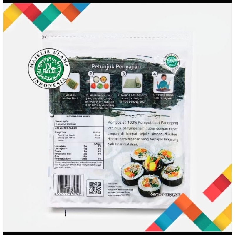 

bGF SUSHI NORI GOLD (5/10/20 lembar) HALAL / Roasted Seaweed