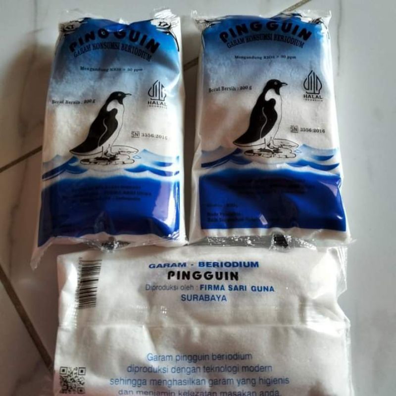 

Garam Pinguin berYodium 200 gr (Ecer)