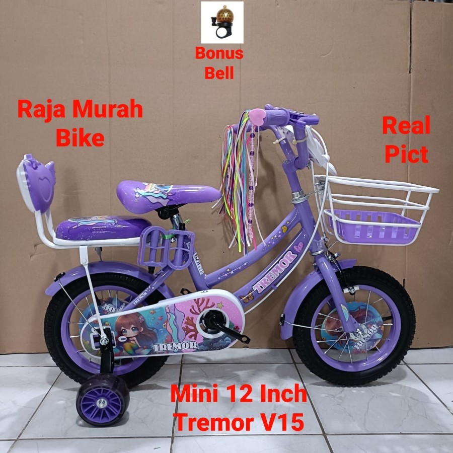 Sepeda Anak Perempuan 12 Inch Tremor Sepeda Anak Mini Tremor 12 Inch