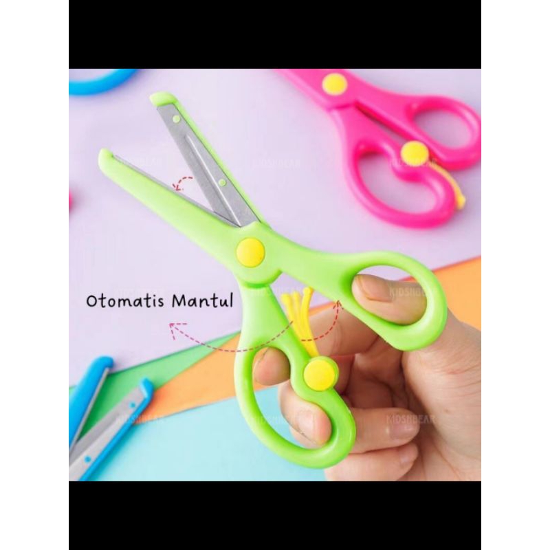 

Gunting tumpul, Gunting anak, Gunting prakarya,Gunting kertas, Gunting mini untuk anak anak, HARGA 1 PCS