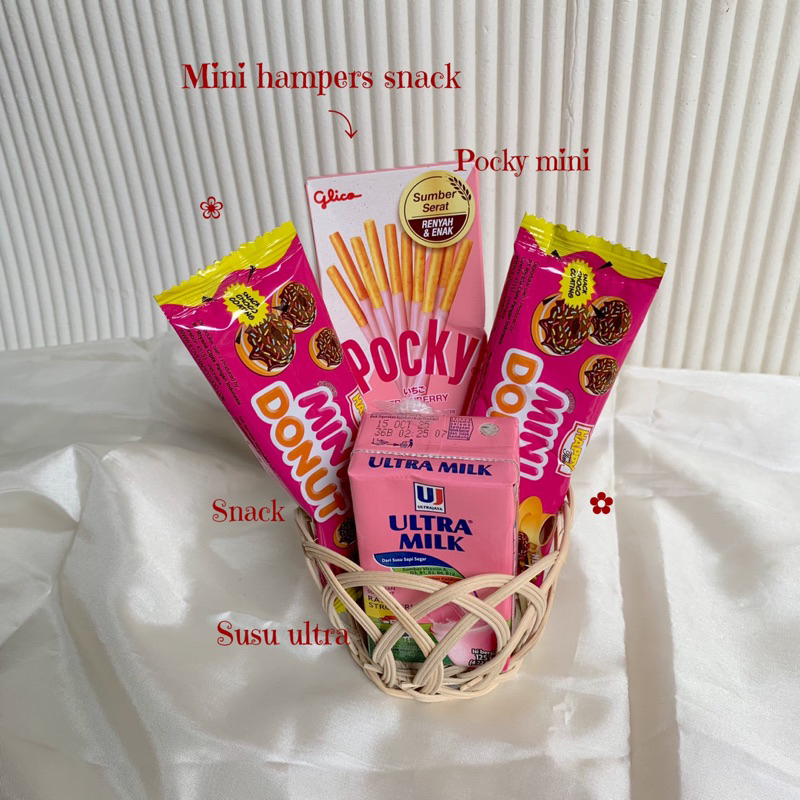 Box gift box mini snack hampers mini lucu
