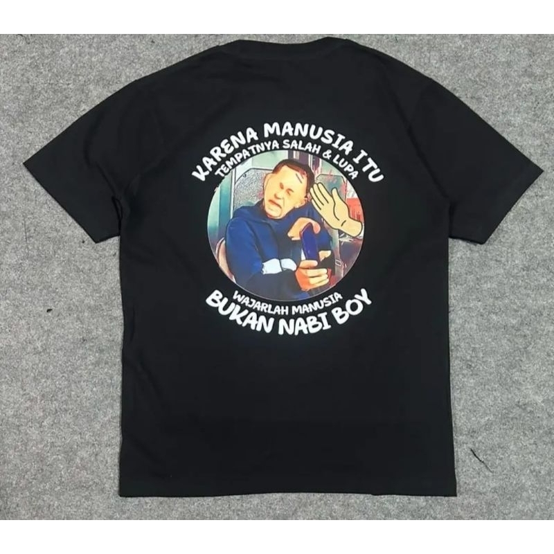KAOS PRIA DISTRO ORIGINAL 100% II MANUSIA BUKAN NABI BOY// KAOS T-SHIRT KEKINIAN