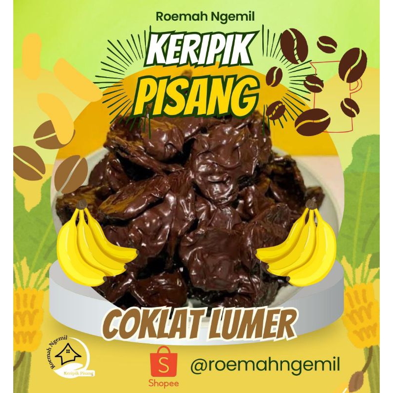 

Keripik pisang coklat lumer 250 Gram