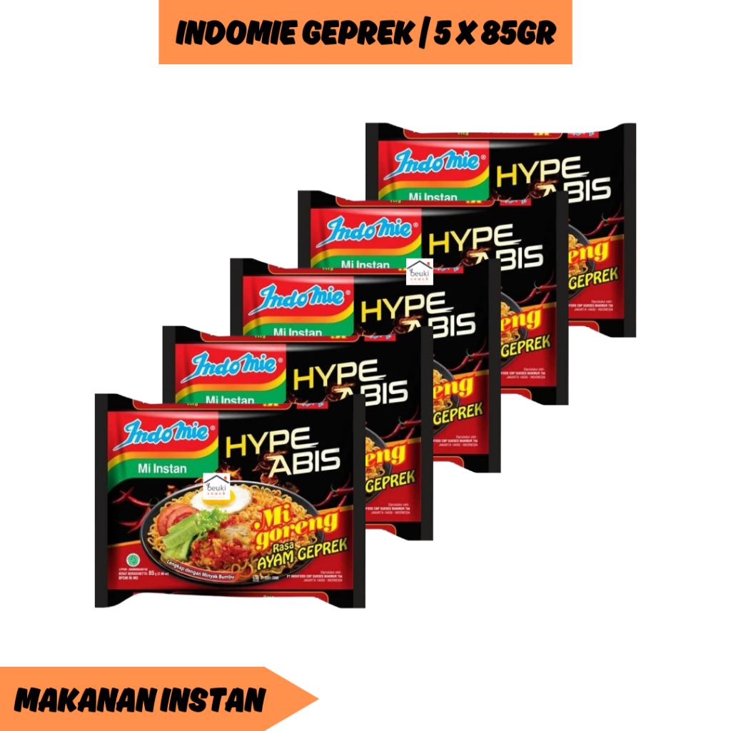 

5PCS Indomie Hype Abis Goreng Ayam Geprek