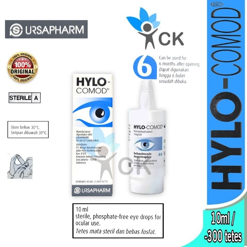HYLO COMOD BOX tetes mata untuk mata kering tahan 6 bulan