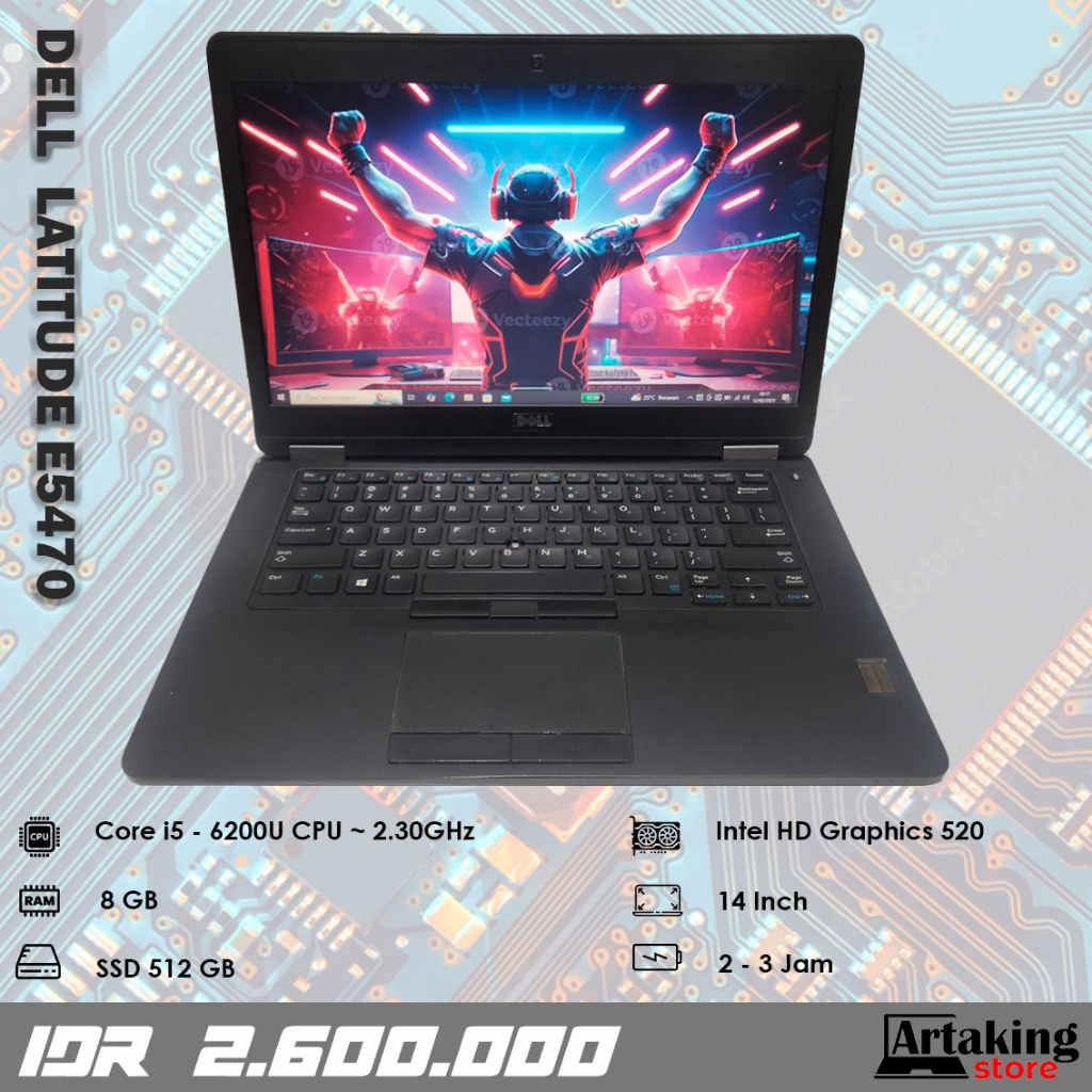 Dell Latitude E5470 - Core i5 - Ram 8 GB - SSD 512 GB
