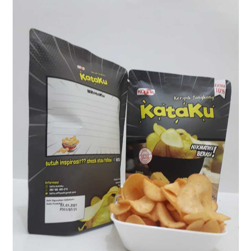 

Keripik Singkong 100gram | Snack Rasa Keju Gurih Renyah | Cemilan Premium Enak Murah | Kataku Keripik Singkong Keju