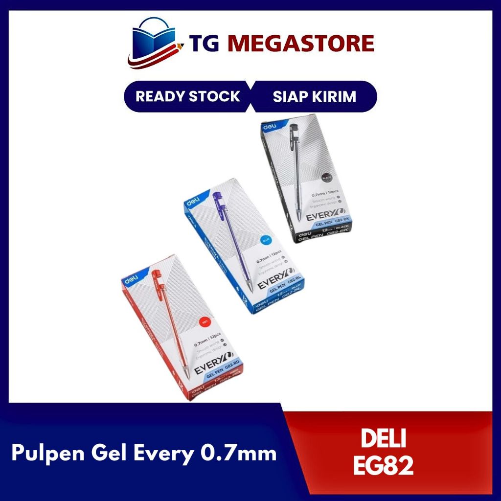 

Pulpen Gel Deli Every 0.7mm - EG82