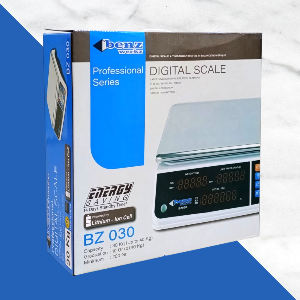 BENZ BZ-030 BZ-032 Timbangan Duduk Digital 30Kg - 40Kg Timbangan Buah Sayur Laundry Paket Sembako