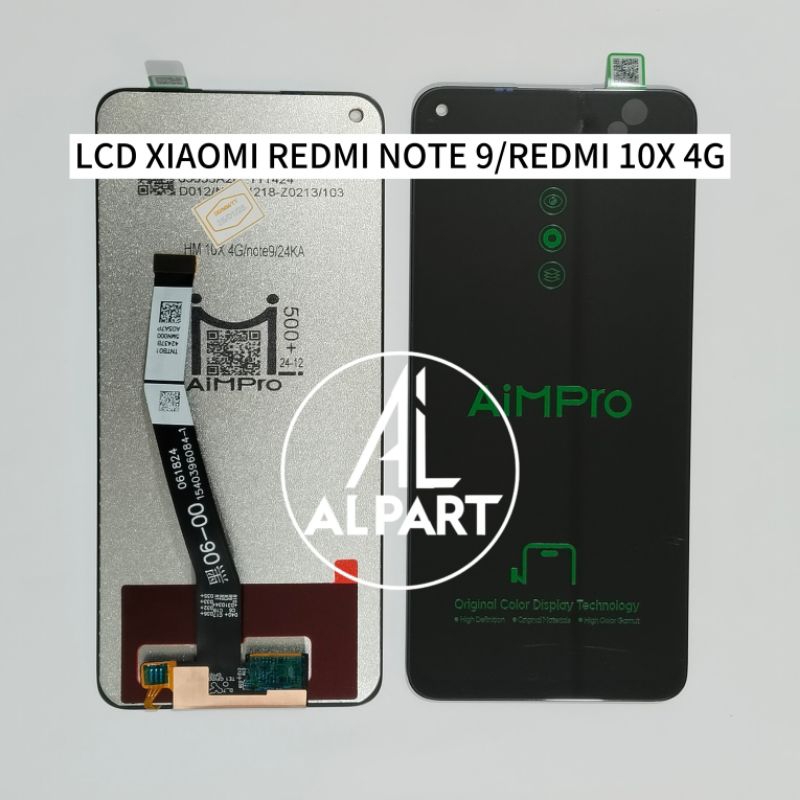 LCD XIAOMI REDMI NOTE 9 / REDMI 10X 4G AIMPRO ORIGINAL FULLSET TOUCHSCREEN
