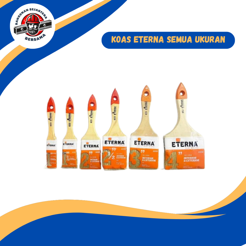 KUAS CAT TEMBOK MERK ETERNA PREMIUM