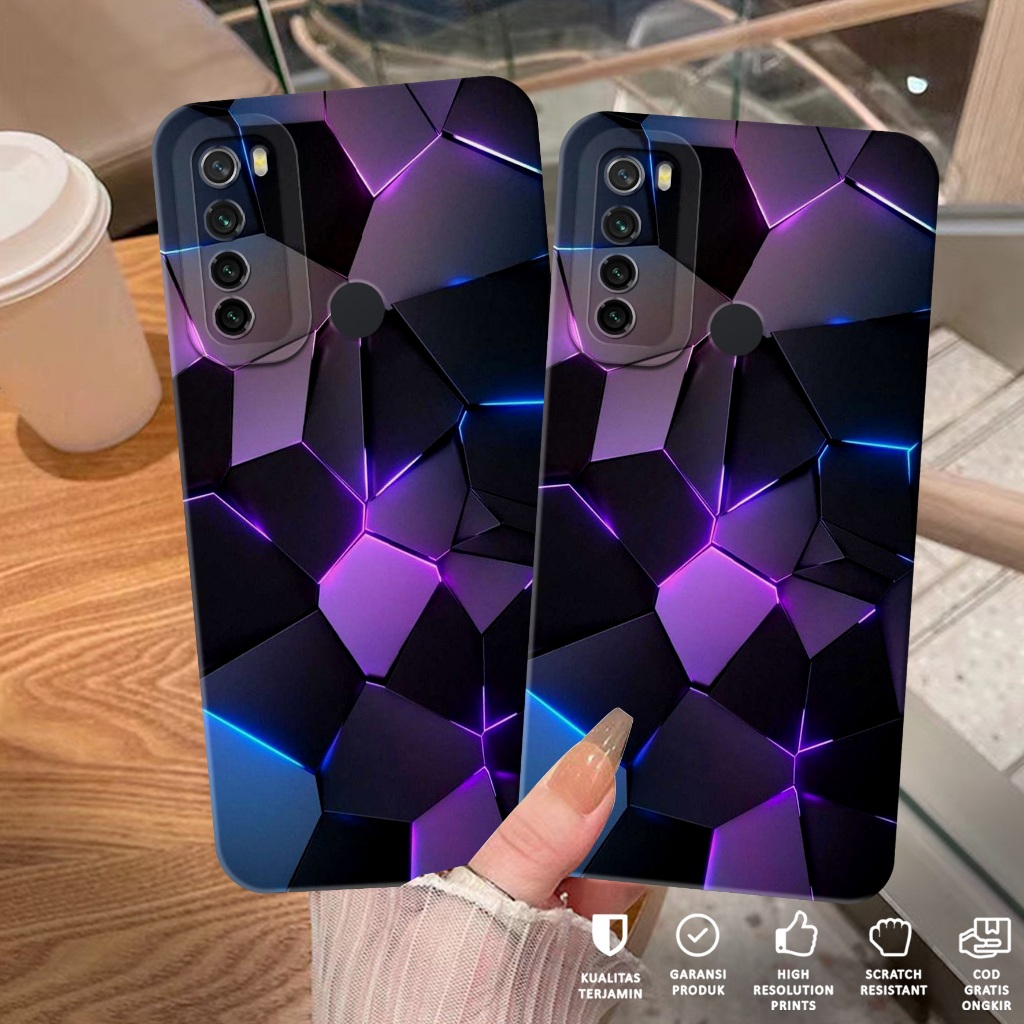 Case Xiaomi Redmi Note 8 - Softcase Xiaomi Redmi Note 8 Motif Abstrak - Casing Hp Xiaomi Redmi Note 