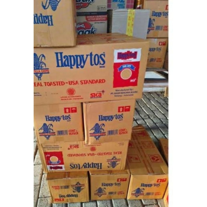 

HAPPY TOS TORTILA CHIP 190GR 1DUZ 16PCS