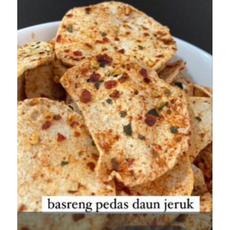 

Basreng Pedas Daun Jeruk Renyah 250 Gr (Ready Setiap Hari)