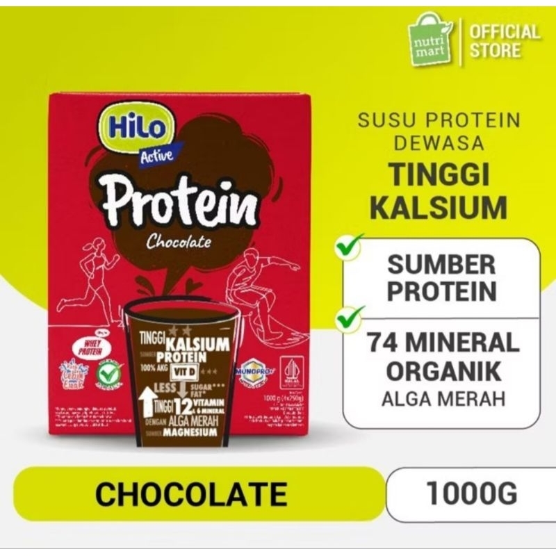 

Hilo Active Chocolate 1000 gram Susu Tinggi Kalsium