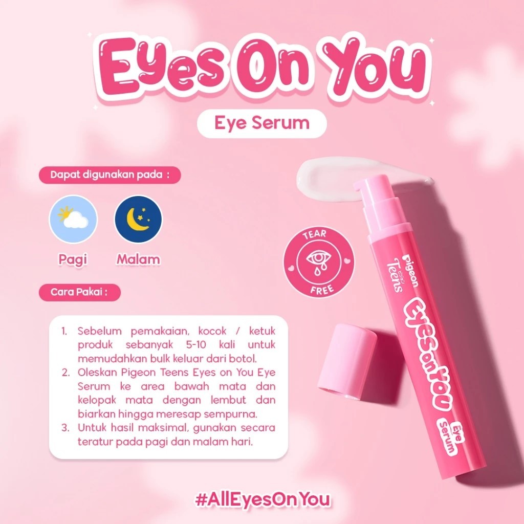 Pigeon Teens Eyes On You Eye Serum Skincare Remaja Perawatan Mata