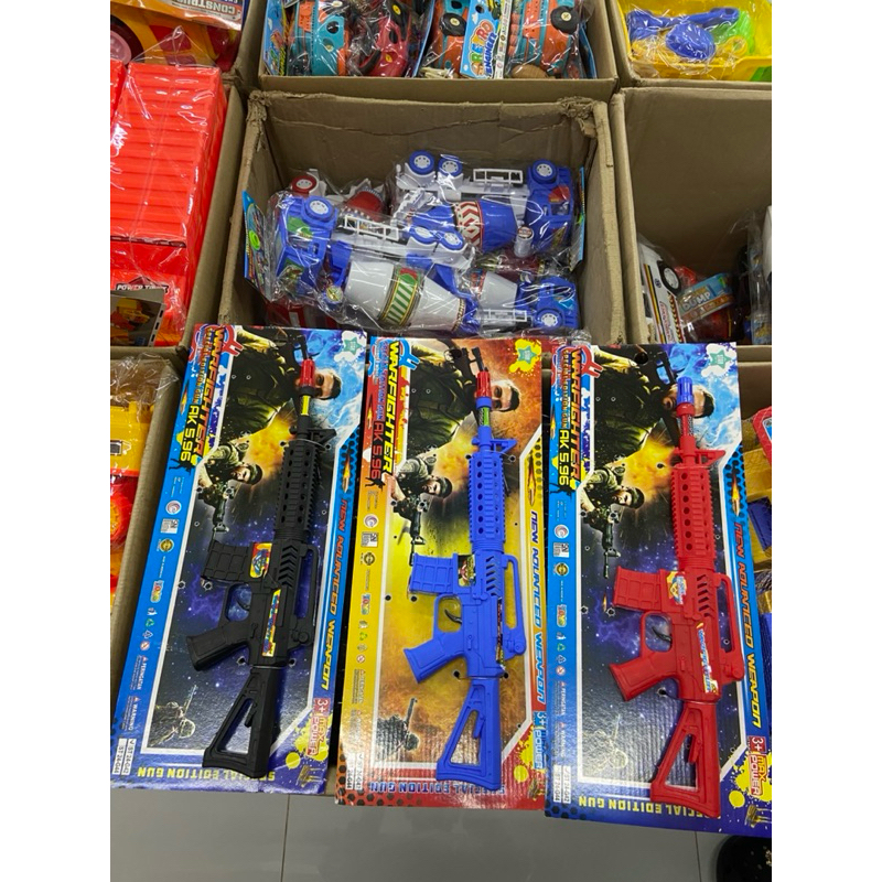 ST24-G42 dan ST 24-G36  mainan anak tembak krotok  / mainan pistol krotok tanpa baterai