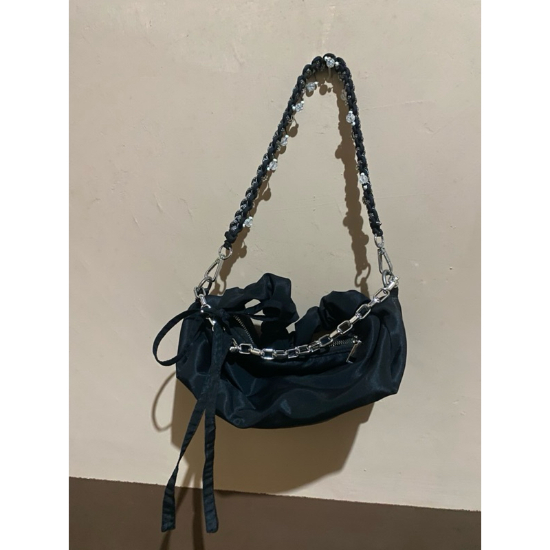 PL 012 Bag in Black by Blackmoon Studio