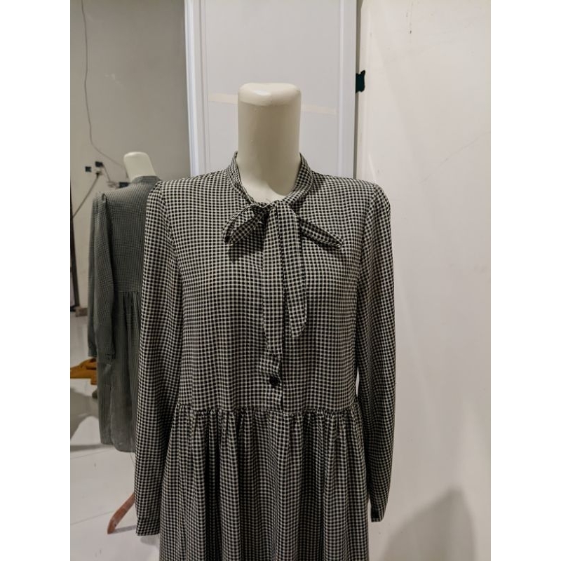 

PL tunik motif kotak-kotak