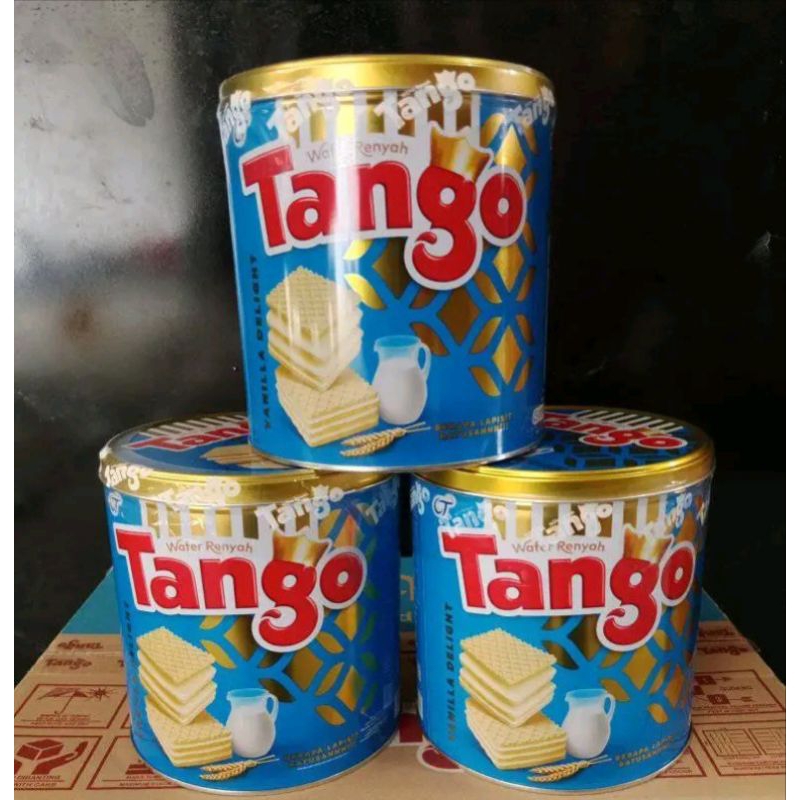 

Tanggo kaleng vanilla 240g isi 6