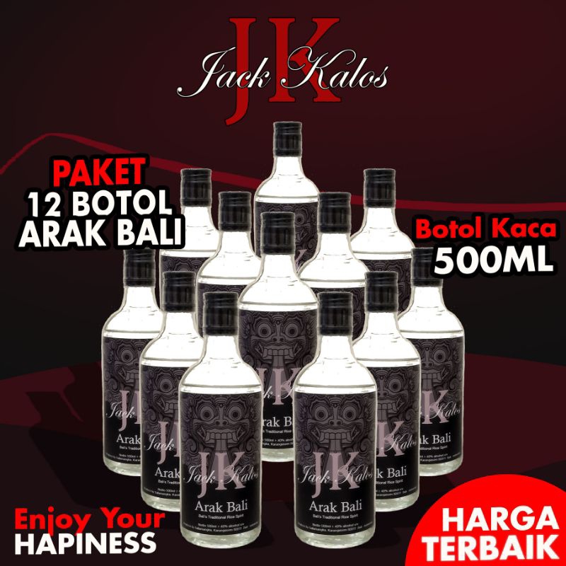 

PAKET 12 BOTOL Sirup Apel JACK KALOS 500ml