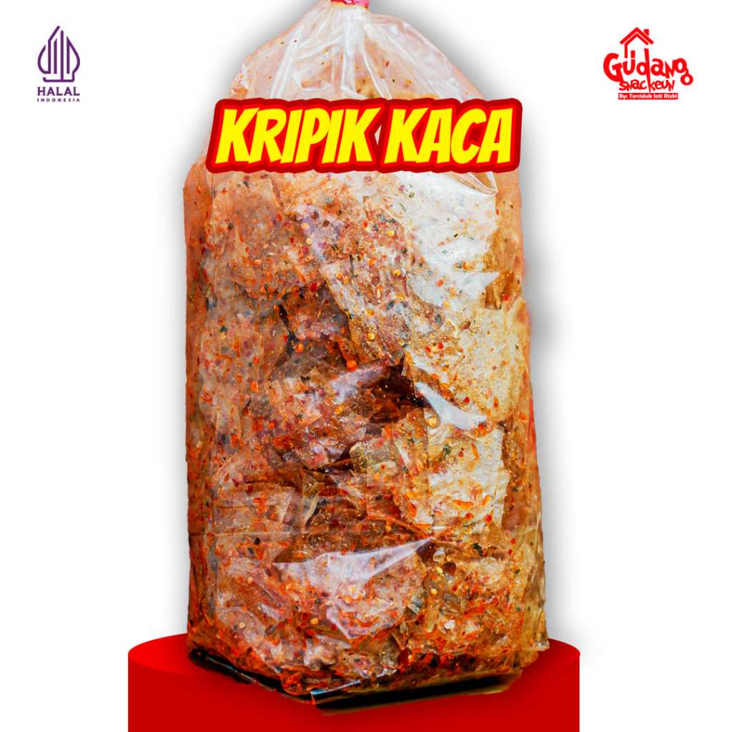 

Keripik Kaca 120g Pedas Cikruh Daun Jeruk - Gudang Snackeun by Terciduk Inti Rizki