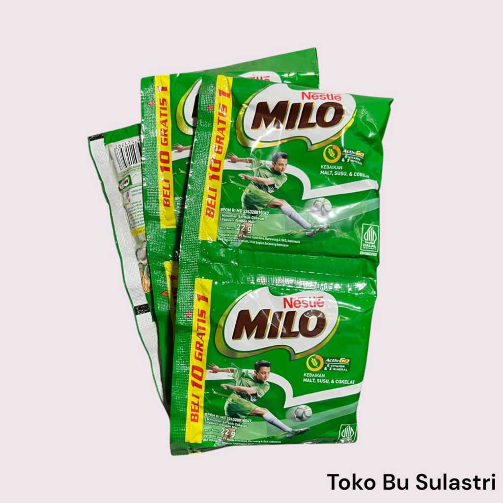 

MILO SUSU BUBUK RENCENG 22gram X 10 | MILO SACHET TERMURAHH