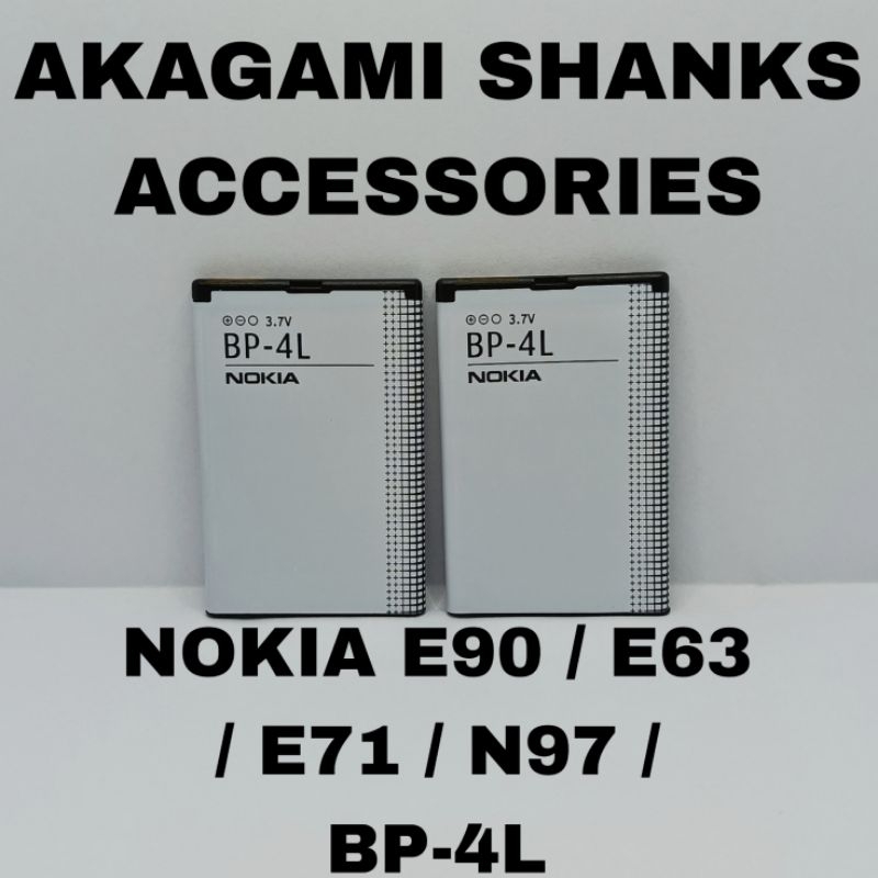 Batre / Batrai / Battery / Baterai Nokia E63 / E71 / E90 / N97 / BP-4L