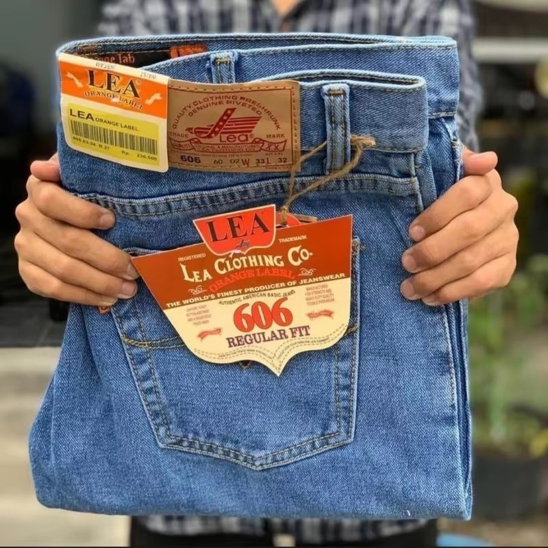 celana jeans lea 606 original