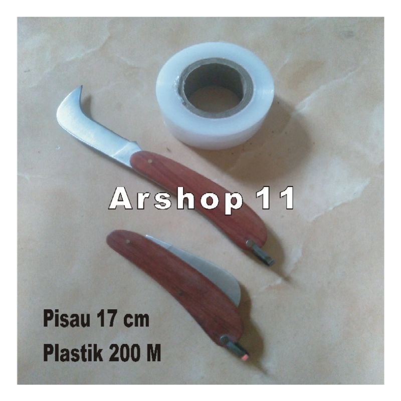 Pisau Lipat Grafting + Plastik Okulasi