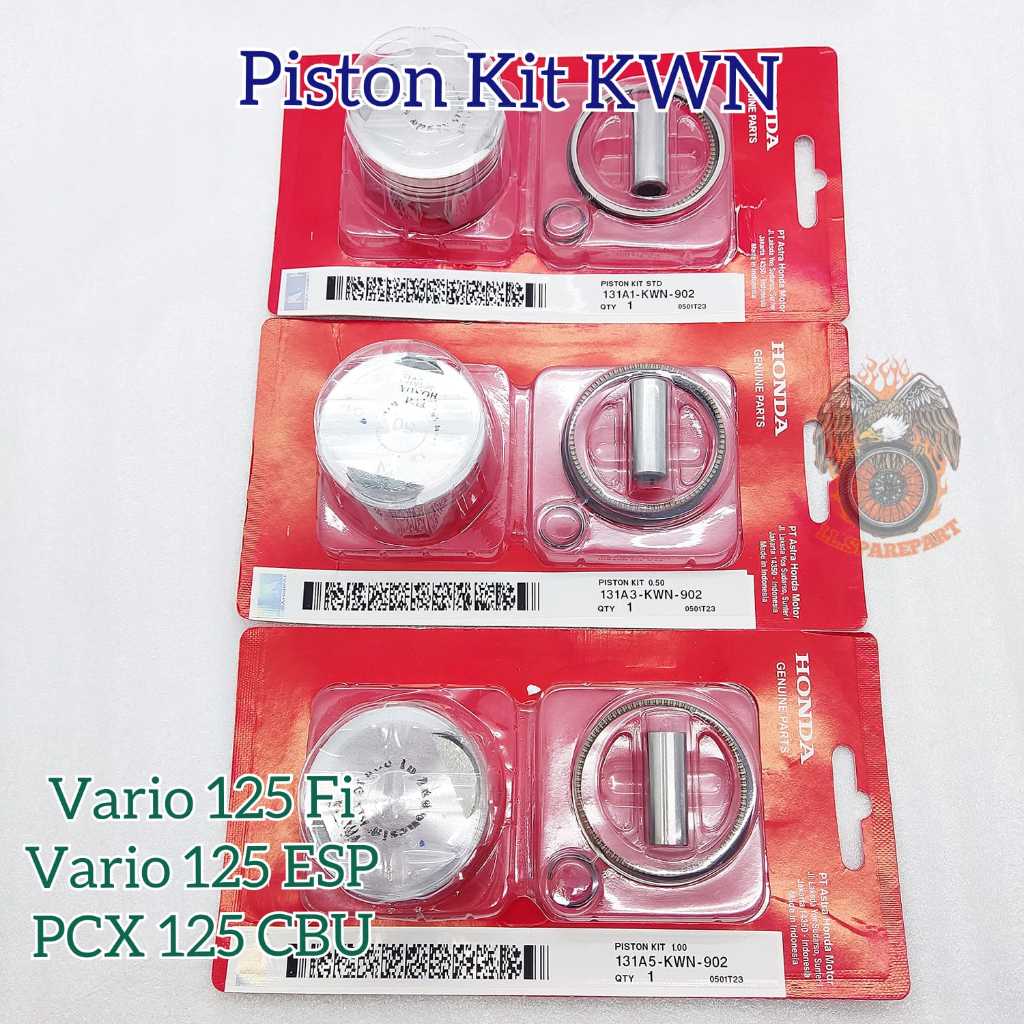 Piston Kit  KWN Vario Techno 125 FI Vario 125 LED PCX 125 CBU Seher Ring Vario ESP