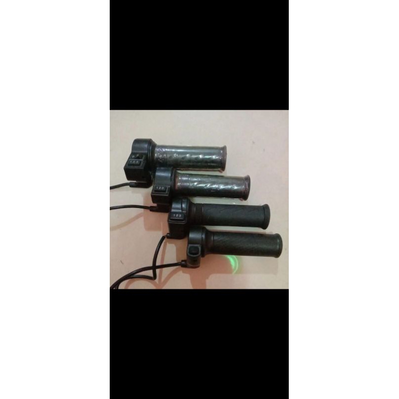 Handle gas sepeda listrik universal 3 speed Merk UWINFLY GODA VOXA EXOTIC AVIATOR WNS OTO DLL